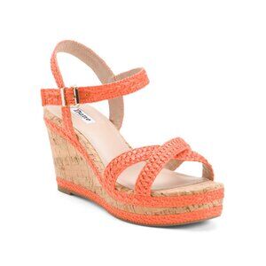 DUNE LONDON Orange Wedge Sandals